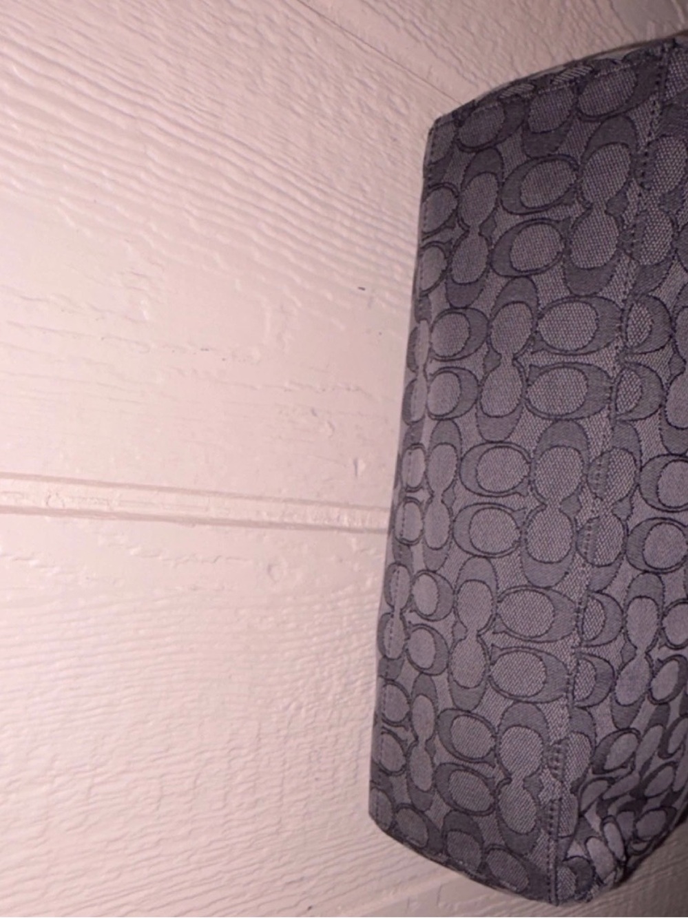Coach Black Signature Jacquard Hobo Shoulder Bag - Picture 5 of 6